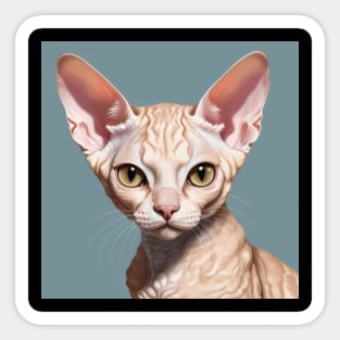 DEVON REX CAT Sticker